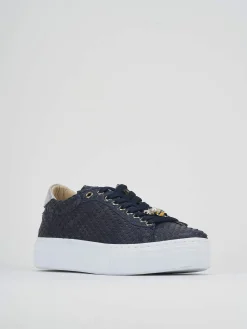 Sneakers pitone blu