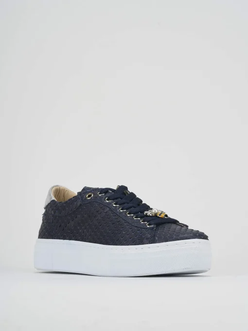 Sneakers pitone blu