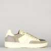 Sneakers tacco 1cm pelle bianco