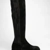 stivale elasticizzato tacco 2 cm nero