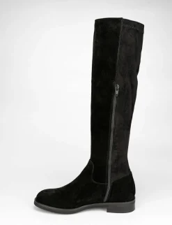 stivale elasticizzato tacco 2 cm nero