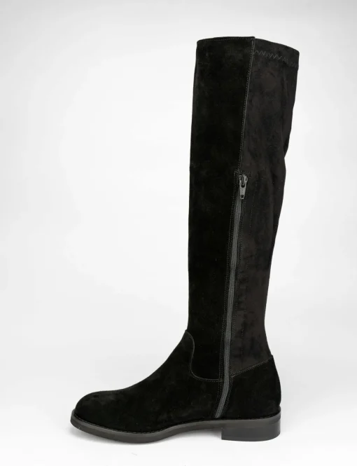 stivale elasticizzato tacco 2 cm nero