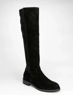 stivale elasticizzato tacco 2 cm nero