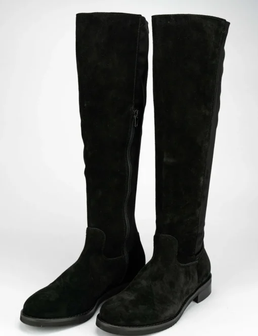 stivale elasticizzato tacco 2 cm nero