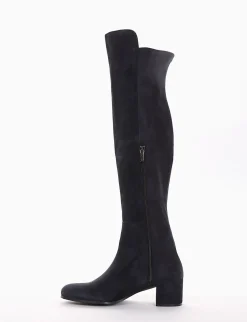 stivale tacco 5 cm blu
