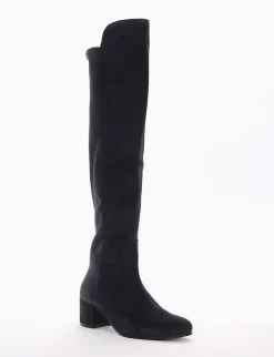 stivale tacco 5 cm blu