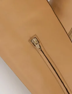 Stivale tacco 1 cm cuoio