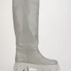 Stivale tacco 2 cm grigio