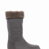stivale tacco 3 cm grigio