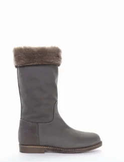 stivale tacco 3 cm grigio