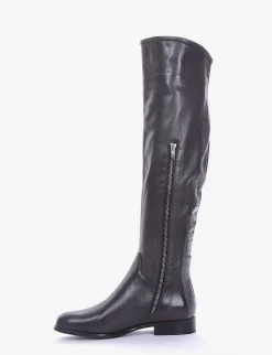 stivale tacco 2 cm grigio