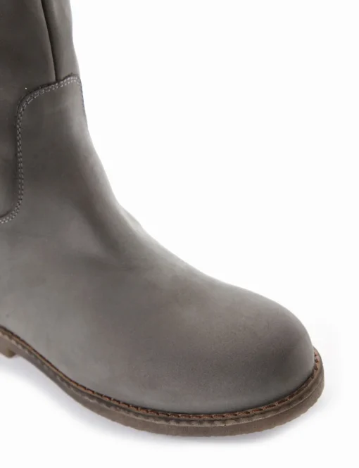 stivale tacco 3 cm grigio