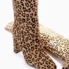 stivale tacco 9 cm leopardo