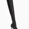 stivale tacco 9 cm nero