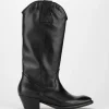 Stivale tacco 3 cm nero