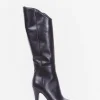 stivale tacco 10 cm nero