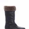 stivale tacco 3 cm nero