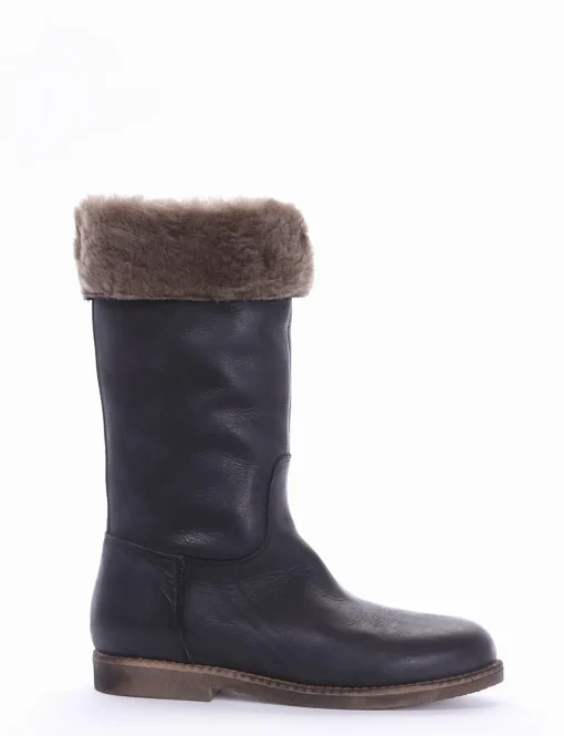 stivale tacco 3 cm nero