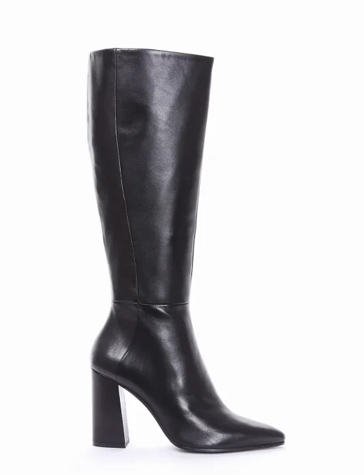 stivale tacco 9 cm nero