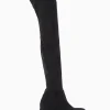 stivale tacco 5 cm nero
