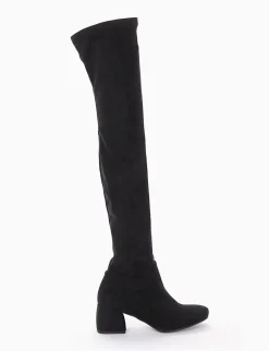 stivale tacco 5 cm nero