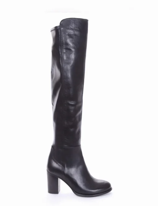 stivale tacco 8 cm nero