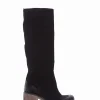 stivale tacco 5 cm nero