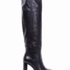 stivale tacco 9 cm nero