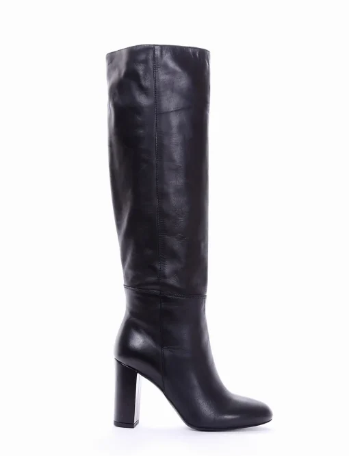 stivale tacco 9 cm nero