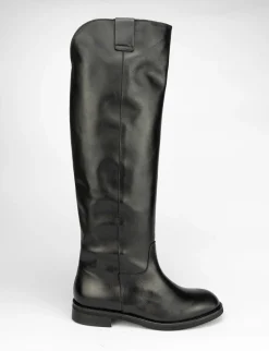 Stivale tacco 3 cm nero