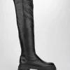 Stivale tacco 2 cm nero