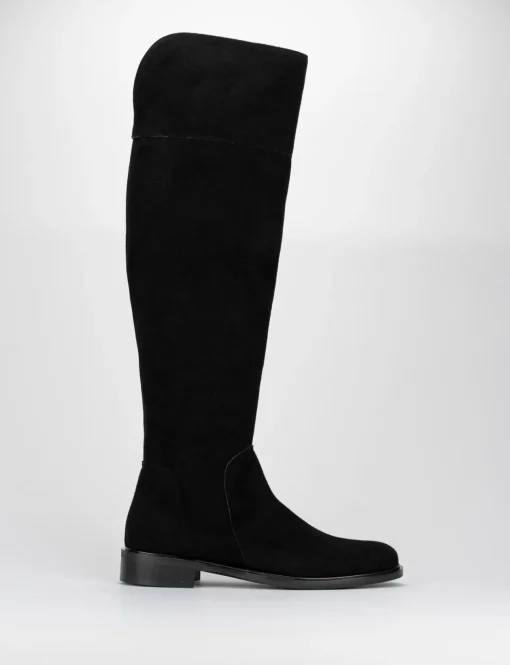 Stivale tacco 3 cm nero