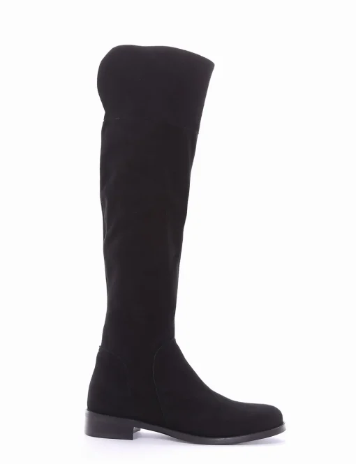 stivale tacco 2 cm nero