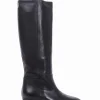 stivale tacco 2 cm nero