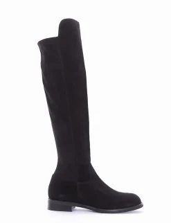 stivale tacco 2 cm nero