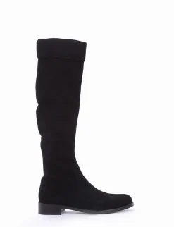 stivale tacco 2 cm nero