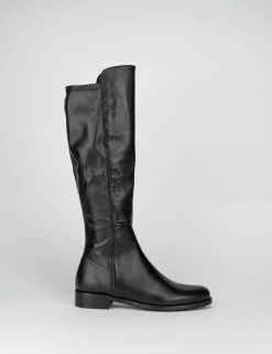 stivale tacco 2 cm nero