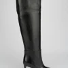 Stivale tacco 9 cm nero