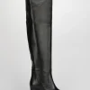 Stivale tacco 7 cm nero