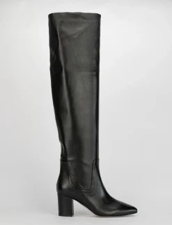 Stivale tacco 7 cm nero
