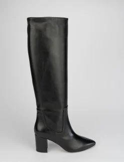 Stivale tacco 7 cm nero