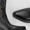 Stivale tacco 3 cm nero