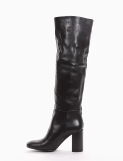 stivale tacco 8 cm nero
