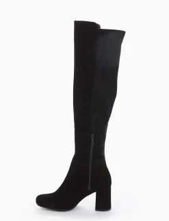 stivale tacco 3 cm nero