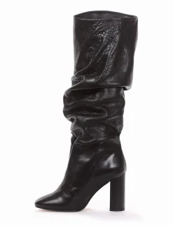 stivale tacco 9 cm nero