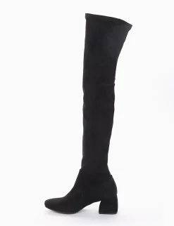 stivale tacco 5 cm nero
