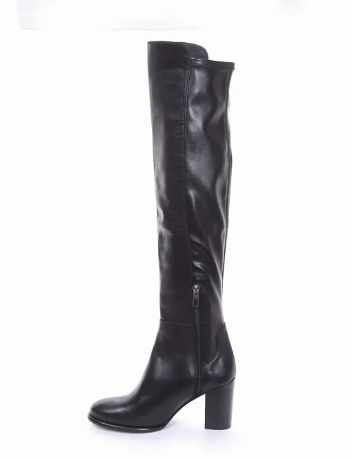 stivale tacco 8 cm nero