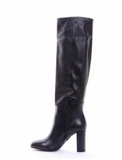 stivale tacco 9 cm nero