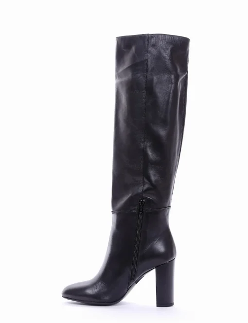 stivale tacco 9 cm nero