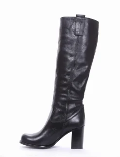 stivale tacco 8 cm nero